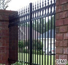 ornamental aluminum fence